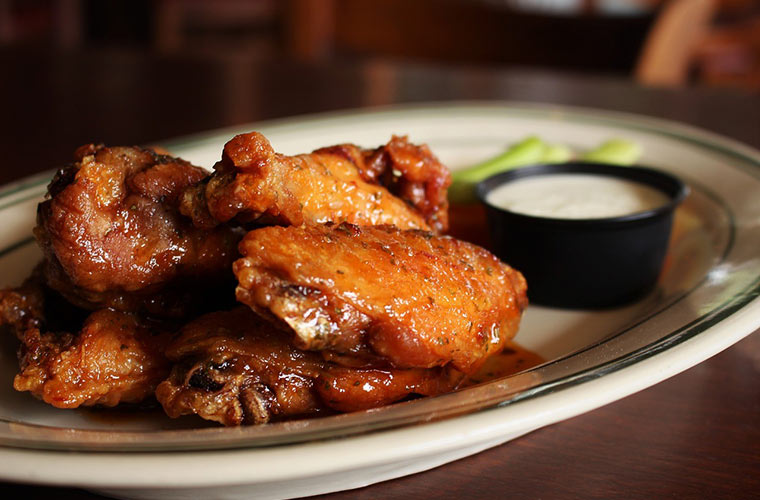Photo of grilled maple buffalo wings