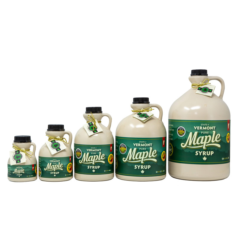 Photo of Maple Syrup in BPA free plastic jugs