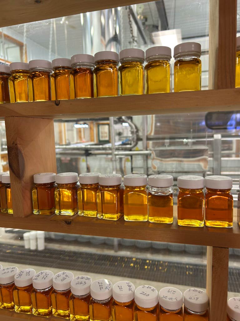 Photo of Branon Maple Syrup on a wooden shelf